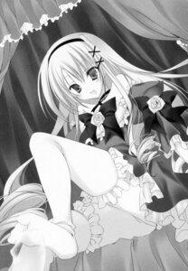 Rating: Explicit Score: 0 Tags: female inugami_kira jpeg_artifacts monochrome ojousamashimai_no_meireidesu rule34 thighhighs User: bunchy7s