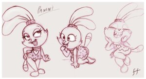 Rating: Questionable Score: 0 Tags: anthro border bottomless cartoon_network chowder_(series) clothed clothing e621 female fernando_faria lagomorph leporid mammal panini_(chowder) rabbit sketch smile solo tail white_border young User: bunchy7s