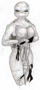 Rating: Explicit Score: 0 Tags: anthro bodily_fluids e621 female low_res monochrome reptile rule34 scalie simple_background solo sweat tagme teenage_mutant_ninja_turtles turtle unknown_artist venus_de_milo venus_de_milo_(tmnt) wet white_background User: bunchy7s