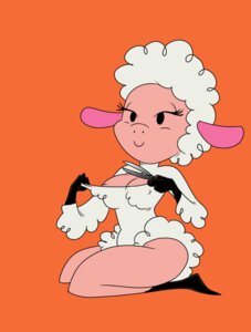 Rating: Questionable Score: 0 Tags: anthro bovid breasts caprine cleavage clothed clothing domestic_sheep droopy_(series) e621 female fur hi_res leggy_lamb mammal metro-goldwyn-mayer scissors sheep sheep_wrecked solo unknown_artist white_body white_fur wool_(fur) User: bunchy7s