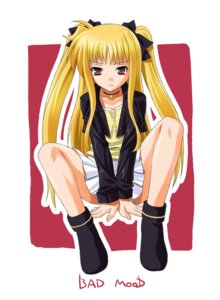 Rating: Explicit Score: 0 Tags: blonde_hair english fate_testarossa female frown lyrical_nanoha mahou_shoujo_lyrical_nanoha mahou_shoujo_lyrical_nanoha_a's rule34 solo tied_hair twintails umekichi User: bunchy7s
