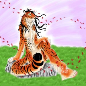 Rating: Questionable Score: 0 Tags: 1:1 anthro biped breasts claws e621 felid female fluffy fur hi_res mammal orange_body orange_fur outside pantherine shiko shikoyote simple_background sitting sky solo stripes tail tiger User: bunchy7s