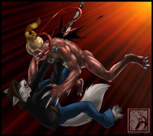 Rating: Questionable Score: 0 Tags: anthro black_border blood bodily_fluids border bottomwear bow_experiment_(resident_evil) canid canine canis capcom clothed clothing domestic_dog e621 exposed_brain exposed_muscle fangs feralise fight flesh_creature fox fox_squirrel_(ghibli) fully_clothed ghibli group hoodie humanoid hybrid jacket licker_(resident_evil) long_tongue male mammal melee_weapon monster monstrous_humanoid nausicaä_of_the_valley_of_the_wind nude pants resident_evil rodent sciurid skell_(skell) sword t-virus_mutant_(resident_evil) tail teeth teto_(ghibli) tongue tongue_out topwear tree_squirrel undead weapon zombie User: bunchy7s