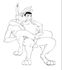 Rating: Explicit Score: 0 Tags: anal anal_penetration anthro armpit_hair balls body_hair brad_(jormungand) chest_hair duo e621 ear_piercing erection foreskin genitals hare hi_res humanoid_genitalia humanoid_penis interspecies jormungand_(artist) lagomorph leporid line_art long_ears male male/male male_penetrated male_penetrating male_penetrating_male mammal mattie_(jormungand) monochrome nude overweight penetration penis piercing pubes rabbit sex skinny User: bunchy7s
