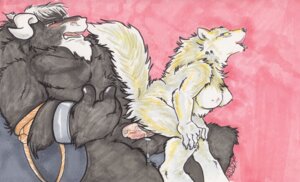Rating: Explicit Score: 0 Tags: 2011 anthro balls bovine breasts bull canine cattle cum female from_behind fur furry grey_fur horn kaputotter male nude penetration penis pussy raised_tail rule34 sex straight tail vaginal_penetration white_fur wolf User: bunchy7s