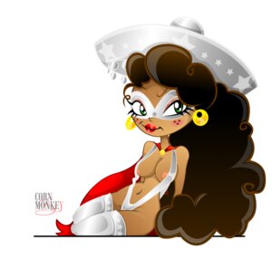 Rating: Explicit Score: 0 Tags: 1girls breasts brown_areola brown_hair brown_nipples brown_skin corn_monkey dark-skinned_female dark_skin earrings el_tigre eyelashes female freckles golden_earrings green_eyes hoop_earrings latina long_hair maria_rivera milf mother nickelodeon plata_peligrosa red_lips red_lipstick rule34 sling_bikini sling_bikini_aside sombrero stockings tagme thighhighs wide_hips User: bunchy7s
