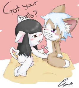 Rating: Explicit Score: 0 Tags: 2011 3_toes anthro anthro_on_anthro ball_grab balls black_hair blue_hair blush bodily_fluids brown_eyes butt canid canine canis chibs_(myaoduixa) clenched_teeth clynarde_(clyndemoon) clyndemoon dialogue domestic_cat duo e621 english_text erection feet felid feline felis fellatio female fur fur_markings genital_fluids genitals gloves_(marking) hair half-closed_eyes handjob inner_ear_fluff interspecies leg_markings long_hair looking_at_another looking_at_partner lying male male/female mammal markings narrowed_eyes nude on_side one_eye_closed open_mouth oral penile penis pink_background precum precum_string purple_eyes sex short_hair signature simple_background sitting socks_(marking) tail teasing teeth text toes tuft vulva white_background white_body white_fur wolf young young_anthro User: bunchy7s