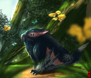 Rating: Safe Score: 0 Tags: ambiguous_gender arthropod avian beak black_body black_feathers black_scales black_sclera butterfly capcom detailed_background dragon e621 elartwyne european_mythology feathered_dragon feathered_scalie feathered_wings feathers feral flying_wyvern forest hi_res insect lepidopteran light micro monster_hunter mythological_creature mythological_scalie mythology nargacuga nature outside plant scales scalie solo sunlight tree western_dragon wings wyvern young young_ambiguous young_feral User: bunchy7s
