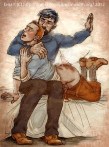 Rating: Explicit Score: 0 Tags: 2boys age_difference ass average_sized_penis beard black_hair blue_eyes captain_haddock closed_eyes erect_while_spanked erection fanart foreskin gay ginger_hair going_commando human knee_pants male male_only nonick4now older_dom_younger_sub over_the_knee_spanking pants_down penis precum precum_drip retracted_foreskin rule34 secretly_loves_it socks socks_and_shoes spank_marks spanking tagme the_adventures_of_tintin tintin uncircumcised yaoi zellyland User: bunchy7s