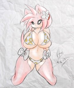 Rating: Questionable Score: 0 Tags: 2013 5:6 amy_rose anthro big_breasts bikini breasts clothed clothing dullvivid e621 eulipotyphlan female female_anthro hedgehog hi_res mammal pose ring sega skimpy solo sonic_the_hedgehog_(series) swimwear thick_thighs tight_clothing two-piece_swimsuit User: bunchy7s