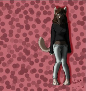Rating: Safe Score: 0 Tags: 2011 anthro biped canid canine canis clothed clothing dotted_background e621 female mammal pattern_background signature simple_background solo standing tail unknown_artist wolf User: bunchy7s Rating: Safe Score: 0 Tags: 2011 anthro biped canid canine canis clothed clothing dotted_background e621 female mammal pattern_background signature simple_background solo standing tail unknown_artist wolf User: bunchy7s