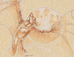 Rating: Safe Score: 0 Tags: 2010 anthro bat canid canine canis e621 ear_piercing eyes_closed full_moon fur heather_bruton hybrid jewelry male mammal membrane_(anatomy) membranous_wings monochrome moon necklace nipples notched_ear nude open_mouth orange_and_white piercing solo spread_wings wings wolf User: bunchy7s
