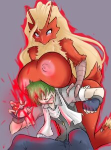 Rating: Questionable Score: 0 Tags: anthro anthrofied avian beak big_breasts bird blaziken blue_eyes blush boob_hat breasts chest_tuft claws duo e621 feathers female fur generation_3_pokemon green_hair hair holding_object holding_pokeball huge_breasts human human_on_anthro interspecies madturtle male male/female mammal n_(pokemon) nintendo nipples non-mammal_breasts non-mammal_nipples nude pokeball pokemon pokemon_(species) pokemorph pokephilia standard_pokeball tuft using_pokeball User: bunchy7s