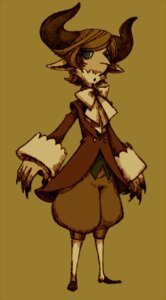 Rating: Safe Score: 0 Tags: 5_fingers alternative_fashion bottomwear brown_hair claws clothed clothing demon e621 eeeeeat fingers fully_clothed green_background green_eyes hair horn humanoid humanoid_pointy_ears j-fashion jacket looking_at_viewer male ouji_(fashion) pants pointy_ears short_hair simple_background solo standing topwear yellow_theme User: bunchy7s