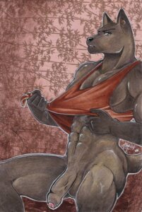 Rating: Explicit Score: 0 Tags: 2010 abs balls biceps big_muscles bottomless canid canine canis clothed clothing domestic_dog e621 flaccid foreskin fur genitals green_eyes hi_res humanoid_genitalia humanoid_penis looking_at_viewer male mammal mcmint muscular muscular_male penis solo traditional_media_(artwork) undressing User: bunchy7s