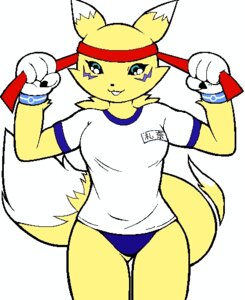 Rating: Safe Score: 0 Tags: accessory anthro asian_clothing bandai_namco biped black_sclera bottomwear buruma canid canine clothing compression_artifacts digimon digimon_(species) digital_media_(artwork) dipstick_tail e621 east_asian_clothing female fur g-sun gloves green_eyes handwear headband japanese_clothing kerchief looking_at_viewer mammal markings oekaki red_headband renamon simple_background solo standing tail tail_markings white_background yellow_body yellow_fur User: bunchy7s Rating: Safe Score: 0 Tags: accessory anthro asian_clothing bandai_namco biped black_sclera bottomwear buruma canid canine clothing compression_artifacts digimon digimon_(species) digital_media_(artwork) dipstick_tail e621 east_asian_clothing female fur g-sun gloves green_eyes handwear headband japanese_clothing kerchief looking_at_viewer mammal markings oekaki red_headband renamon simple_background solo standing tail tail_markings white_background yellow_body yellow_fur User: bunchy7s