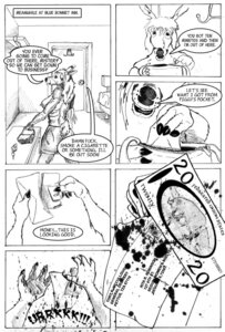 Rating: Questionable Score: 0 Tags: anthro black_and_white comic dialogue domestic_pig e621 english_text female mammal monochrome mulefoot slop solo suid suine sus_(pig) text wild_boar User: bunchy7s