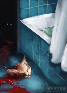 Rating: Explicit Score: 0 Tags: ambiguous_gender bath bathroom blood blood_splatter bodily_fluids creepy death decapitation digital_media_(artwork) disembodied_eyes domestic_cat duo e621 felid feline felis feral glowing glowing_eyes gore mammal nightmare_fuel rotarr severed_body_part severed_head shadow solo_focus whiskers User: bunchy7s