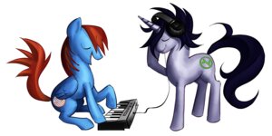 Rating: Safe Score: 0 Tags: 2:1 blue_hair cutie_mark duo e621 electronics equid equine eyes_closed fan_character feathered_wings feathers feral hair hasbro headphones horn iamnotacleverpony keyboard keyboard_instrument makkon male mammal music musical_instrument musical_keyboard my_little_pony mythological_creature mythological_equine mythology nacp pegasus playing_music quadruped simple_background smile tail unicorn white_background wings User: bunchy7s