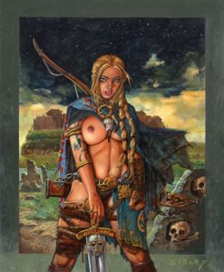 Rating: Explicit Score: 0 Tags: anglo_saxon blonde blonde-haired_female blonde_female blonde_hair bone bow breasts british british_female cape chainmail chainmail_panties england ethelfleda female history leather light-skinned_female light_skin one_breast_out one_breast_out_of_clothes one_breast_visible royalty rule34 scabbard simon_bisley skull sword tagme User: bunchy7s
