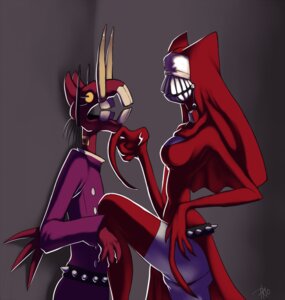 Rating: Explicit Score: 0 Tags: 2010 battle_nun battle_nun_(brutal_legend) brutal_legend demon_nun dominant_female elbow_spikes female fully_clothed horror long_claws long_fingers long_teeth nun nun_outfit purple_clothing purple_shirt purplekecleon red_clothing red_robe red_skin rodent rodent_humanoid rule34 shirt spiked_belt tagme taller_female thin_waist tusks warfather what yellow_eyes zipper_mouth User: bunchy7s