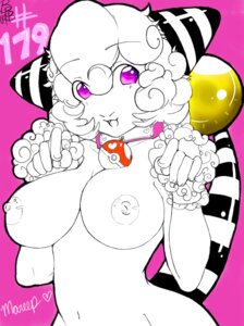 Rating: Explicit Score: 0 Tags: anthro ball bovid breasts caprine catch collar e621 female generation_2_pokemon looking_at_viewer mammal mareep niis nintendo nipples pink_background pokeball pokeball_collar pokemon pokemon_(species) pokemorph purple_eyes simple_background slit_nostrils solo standard_pokeball tail User: bunchy7s