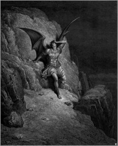 Rating: Safe Score: 0 Tags: 1866 19th_century 5_fingers ancient_art angel armor black_and_white clothed clothing demon detailed detailed_background e621 engraving_(artwork) fallen_angel fingers formal_art gustave_dore hair hatching_(art) hi_res humanoid humanoid_hands male membrane_(anatomy) membranous_wings monochrome not_furry outside paradise_lost plate_armor print_(medium) realistic satan shaded short_hair solo standing traditional_media_(artwork) winged_humanoid wings User: bunchy7s