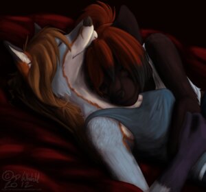 Rating: Safe Score: 0 Tags: 2012 anthro bed black_body black_fur black_hair brown_hair canid canine canis clothed clothing cuddling digital_media_(artwork) duo e621 eyes_closed female female/female fox fur furniture grey_body grey_fox grey_fur hair inside long_hair love lying mammal markings multicolored_hair nova_era on_back on_side orange_markings red_hair runicnature shirt sierra_blakely sleeping smile tank_top topwear urocyon white_body white_fur wolf User: bunchy7s