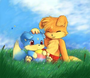 Rating: Safe Score: 0 Tags: chest_tuft detailed_background duo e621 easter easter_egg egg feet fur grass grass_field hindpaw holidays male mammal paws plant red_eyes tail tiuhu tuft User: bunchy7s