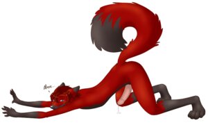 Rating: Explicit Score: 0 Tags: 5:3 anthro ass_up biped blue_eyes bodily_fluids butt canid canine cum e621 erection fur genital_fluids genitals leg_markings lying male mammal markings on_front penis precum raised_tail red_body red_fur rydian simple_background snowmoonstone socks_(marking) solo stretching tail white_background User: bunchy7s
