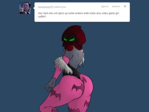 Rating: Questionable Score: 0 Tags: 4:3 atari_mitsuku big_butt butt capcom cosplay curvy_figure darkstalkers e621 english_text femboy gem_(atari_mitsuku) humanoid looking_at_viewer male morrigan_aensland naughty_face not_furry pose simple_background solo text tumblr User: bunchy7s