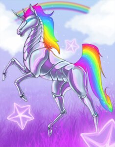 Rating: Safe Score: 0 Tags: 2010 adult_swim ambiguous_gender blue_eyes cartoon_network cloud colorful_theme e621 equid equine feral glowing glowing_eyes grass grey_hooves hair hooves horn iridescent iridescent_body machine mammal mane metal multicolored_hair mythological_creature mythological_equine mythology nathradas neon plant quadruped rainbow rainbow_hair robot robot_unicorn_attack silver_(metal) silver_hooves sky solo sparkles star tail unicorn User: bunchy7s