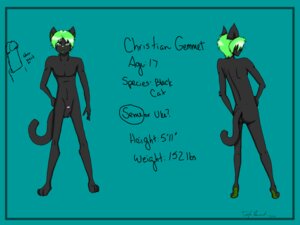 Rating: Explicit Score: 0 Tags: 4:3 animal_genitalia anthro balls biped blue_border border cel_shading christian_julius e621 english_text felid genitals green_eyes green_hair hair male mammal model_sheet nude penis penis_tip russianspider shaded sheath simple_background solo tail text User: bunchy7s