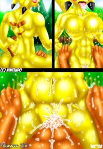 Rating: Explicit Score: 0 Tags: 2008 anthro anthrofied big_breasts bodily_fluids breasts comic cum cum_in_vagina cum_inside drooling duo e621 female fur generation_1_pokemon genital_fluids genitals human human_on_anthro interspecies male male/female mammal monkeyxflash navel nintendo open_mouth penis pikachu pikawoo pokemon pokemon_(species) pokemorph rodent saliva sex sweat tail tongue tongue_out vulva yellow_body yellow_fur User: bunchy7s
