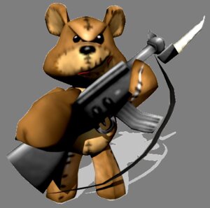 Rating: Safe Score: 0 Tags: alpha_channel ambiguous_gender animate_inanimate bayonet bear conker's_bad_fur_day e621 gun holding_gun holding_object holding_ranged_weapon holding_weapon knife living_plushie low_res mammal official_art plushie ranged_weapon rareware rifle simple_background solo steve_mayles teddy_bear tediz transparent_background weapon User: bunchy7s