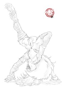 Rating: Explicit Score: 0 Tags: anthro ascha canid canine clothing e621 female flexible handstand legwear mammal monochrome pav sketch solo stockings tail User: bunchy7s