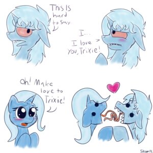 Rating: Questionable Score: 0 Tags: 1:1 2012 blue_hair blush comic conditional_dnp dialogue digital_media_(artwork) e621 english_text equid equine female female/female feral friendship_is_magic hair hasbro heart_symbol horn licking long_hair mammal my_little_pony mythological_creature mythological_equine mythology open_mouth purple_eyes selfcest simple_background skoon square_crossover text tongue tongue_out trixie_(mlp) unicorn white_background User: bunchy7s Rating: Questionable Score: 0 Tags: 1:1 2012 blue_hair blush comic conditional_dnp dialogue digital_media_(artwork) e621 english_text equid equine female female/female feral friendship_is_magic hair hasbro heart_symbol horn licking long_hair mammal my_little_pony mythological_creature mythological_equine mythology open_mouth purple_eyes selfcest simple_background skoon square_crossover text tongue tongue_out trixie_(mlp) unicorn white_background User: bunchy7s