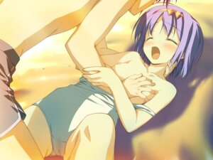Rating: Explicit Score: 0 Tags: 1boy 1girls ahoge beach black_swim_trunks blush breasts closed_eyes collarbone female flat_chest game_cg grabbing grabbing_another's_breast hairband hoshizora_no_memoria isuzu_aoi kogasaka_you lying male male_swimwear mizugi nipples off_shoulder one-piece_swimsuit open_mouth parted_lips purple_hair rule34 sand short_hair small_breasts swim_trunks swimsuit teeth topless white_one-piece_swimsuit User: bunchy7s