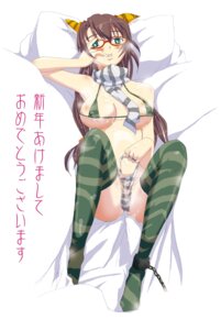 Rating: Explicit Score: 0 Tags: 1girls after_sex animal_ears bed bed_sheet bikini blush breasts brown_hair bukkake camouflage camouflage_stockings camouflage_thighhighs chains cuffs cum erect_nipples female female_only glasses green_eyes green_legwear green_socks green_thighhighs hamakichi highres human japanese_text large_breasts light-skinned_female light_skin long_hair lying mari_illustrious_makinami micro_bikini neon_genesis_evangelion new_year nipples on_back panties pillow rebuild_of_evangelion rule34 scarf side-tie_panties socks solo stockings straight_hair striped striped_panties striped_scarf swimsuit text thigh_socks thighhighs translated untied User: bunchy7s