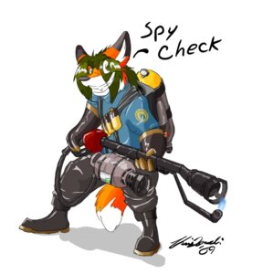 Rating: Safe Score: 0 Tags: 2009 anthro boots canid canine clothing dipstick_tail e621 flamethrower footwear fox gloves green_eyes green_hair grin hair handwear latex male mammal markings pyro_(team_fortress_2) ranged_weapon renardfoxx shoes simple_background smile solo tail tail_markings team_fortress_2 valve valve_corporation weapon white_background User: bunchy7s