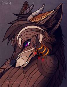 Rating: Safe Score: 0 Tags: 2012 ambiguous_gender black_nose brown_body brown_feathers brown_fur digital_drawing_(artwork) digital_media_(artwork) e621 falvie feathered_wings feathers feral fur headshot_portrait horn looking_away portrait solo teeth unknown_species wings User: bunchy7s