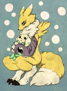 Rating: Safe Score: 0 Tags: 3_fingers 3_toes ambiguous_gender anthro bandai_namco black_nose black_sclera blue_eyes brown_eyes canid canine claws clothing digimon digimon_(species) duo e621 feet fingers fur gloves handwear mammal nasi0505 renamon simple_background terriermon toe_claws toes white_body white_fur yellow_body yellow_fur yin_yang User: bunchy7s