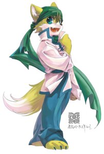 Rating: Safe Score: 0 Tags: 2006 3_toes anthro barefoot big_eyes biped black_nose blue_eyes bottomwear canid canine chef claws clothed clothing dipstick_tail e621 fangs feet fluffy fluffy_tail fox full-length_portrait fully_clothed fur green_headkerchief green_kerchief headgear headkerchief headwear jeacn kemono kerchief looking_aside looking_at_viewer male mammal markings multicolored_body multicolored_fur multicolored_tail open_mouth open_smile pants portrait shirt side_view simple_background smile solo standing sunose tail tail_markings tan_body tan_fur teeth toes tongue topwear two_tone_body two_tone_fur white_background white_body white_fur User: bunchy7s