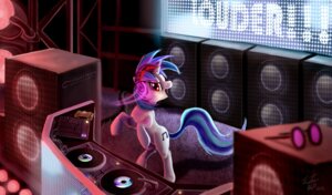 Rating: Safe Score: 0 Tags: 2011 blue_hair concert cutie_mark detailed_background disc disc_jockey e621 electronics english_text equid equine eyewear female feral food friendship_is_magic hair hasbro headphones hi_res horn light looking_at_viewer mammal multicolored_hair musical_note musical_symbol my_little_pony mythological_creature mythological_equine mythology open_mouth performance quadruped rave record record_player red_eyes sandwich_(food) screen solo speaker sunglasses symbol tail text tsitra360 turntable_(decks) two_tone_hair unicorn vinyl_scratch_(mlp) User: bunchy7s