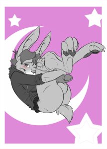 Rating: Explicit Score: 0 Tags: 4_toes anatomically_inaccurate anatomically_inaccurate_pawpads anthro balls biped blush bottomless butt claws clothed clothing curling_toes digitigrade dragondrawer e621 erection feet fur genitals grey_body grey_fur grey_hair hair hindpaw hoodie humanoid_genitalia humanoid_penis lagomorph legs_up leporid looking_at_viewer lying male mammal moon on_back pawpads paws penis penis_tuck presenting rabbit soles solo star toes topwear tucker_(character) User: bunchy7s