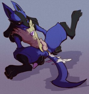 Rating: Explicit Score: 0 Tags: after_sex anthro biped black_body black_fur blue_background blue_body blue_fur bodily_fluids butt canid canine cum cum_in_vagina cum_inside e621 echinoderma erection fur generation_4_pokemon genital_fluids genitals hand_on_butt hi_res intersex knot looking_down lucario lying maleherm mammal nintendo on_ground penis pink_penis pokemon pokemon_(species) presenting presenting_vulva raised_leg sackless simple_background solo spikes spread_legs spreading tail vulva yellow_body yellow_fur User: bunchy7s