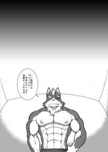 Rating: Questionable Score: 0 Tags: anthro canid canine canis chest_tuft comic dialogue e621 eye_patch eyewear fake_of_x fur greyscale japanese_text jin_(artist) male mammal monochrome muscular muscular_anthro muscular_male nintendo nipples solo star_fox text tuft wolf wolf_o'donnell User: bunchy7s