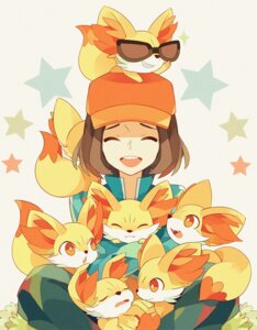 Rating: Safe Score: 0 Tags: 2013 ambiguous_gender brown_hair calem_(pokemon) canid canine clothing daww dipstick_tail e621 eyes_closed eyewear fennekin feral fur generation_6_pokemon group hair happy hat headgear headwear human joycejiang male mammal markings nintendo open_mouth pokemon pokemon_(species) red_eyes simple_background sitting sleeping smile sunglasses tail tail_markings white_background yellow_body yellow_fur young User: bunchy7s