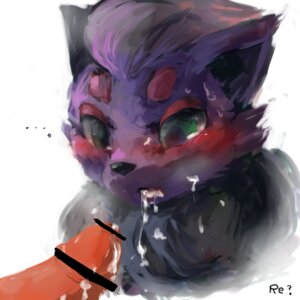 Rating: Explicit Score: 0 Tags: 1:1 ambiguous_gender blush bodily_fluids canid canine cum cum_in_mouth cum_inside disembodied_penis duo e621 erection feral generation_5_pokemon genital_fluids genitals glans humanoid_genitalia humanoid_penis male mammal nintendo penis pokemon pokemon_(species) simple_background urii white_background zorua User: bunchy7s