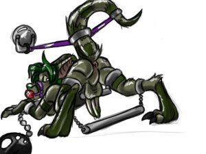 Rating: Explicit Score: 0 Tags: 4:3 anonymous_artist anthro anus ball_and_chain ball_gag balls bdsm bondage bound chain crux cuff_(restraint) e621 erection erk_gloom gag gagged genitals halter harness harness_ball_gag harness_gag looking_back male muzzle_(object) muzzled nude penis restraints shackles simple_background solo spreader_bar stripes submissive submissive_anthro submissive_male tail tail_bondage tail_tied white_background User: bunchy7s